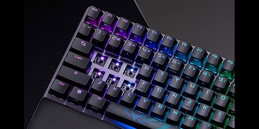 ROG Strix Scope II 96 Wireless ASUS ROG Strix Scope II 96 NX Snow Switch Siyah Mekanik Gaming Klavye H9