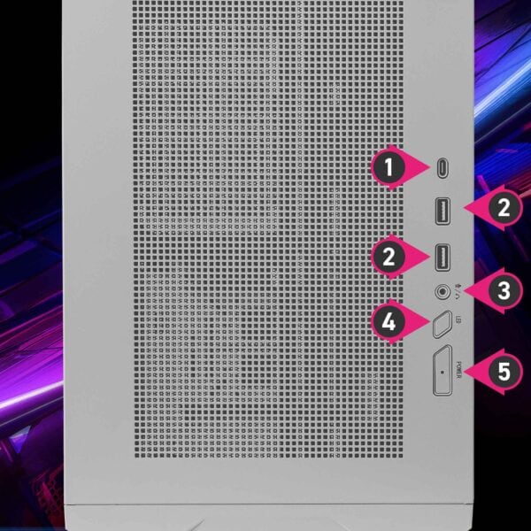 MSI MPG VELOX 300R AIRFLOW PZ WHITE Gaming Kasa h9