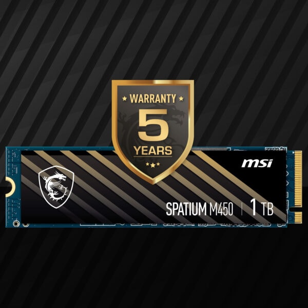 MSI SPATIUM M450 V1 1TB M.2 SSD H9