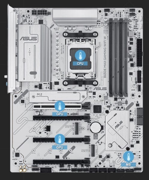 ASUS B650E MAX GAMING WIFI W Anakart h10