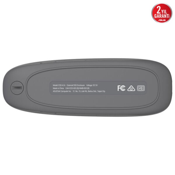 Asus Cobble Gri Usb 3 2 Gen 2x1 M 2 Nvme Harici Ssd Kutusu 13