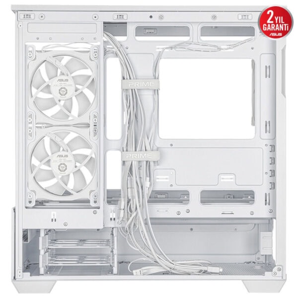Asus Prime Ap202 Argb Kavisli Temperli Cam Usb 3.2 Mid Tower Matx Beyaz Gaming Kasa 13