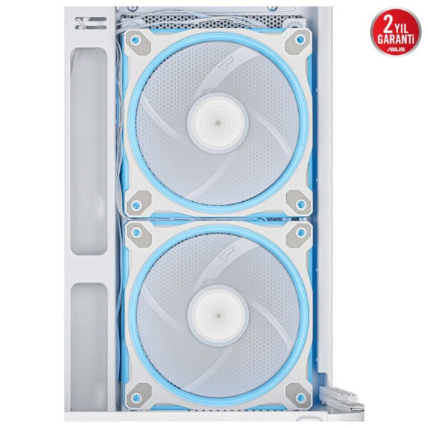 Asus Prime Ap202 Argb Kavisli Temperli Cam Usb 3.2 Mid Tower Matx Beyaz Gaming Kasa 16