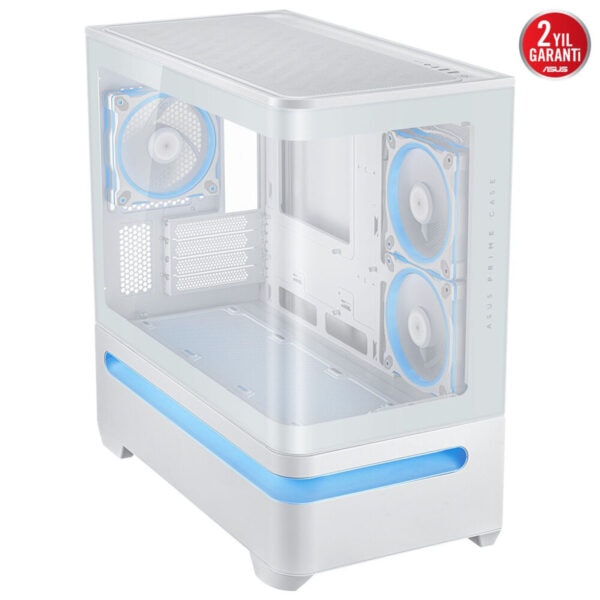 Asus Prime Ap202 Argb Kavisli Temperli Cam Usb 3.2 Mid Tower Matx Beyaz Gaming Kasa 4