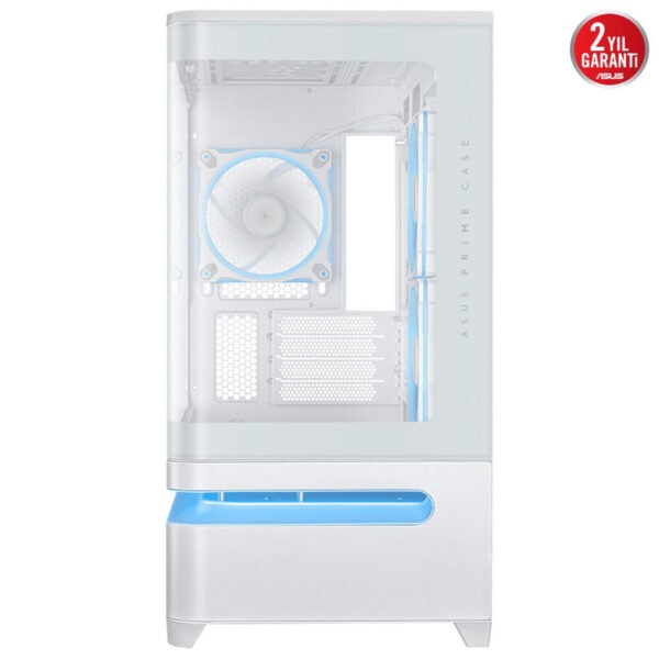 Asus Prime Ap202 Argb Kavisli Temperli Cam Usb 3.2 Mid Tower Matx Beyaz Gaming Kasa 5