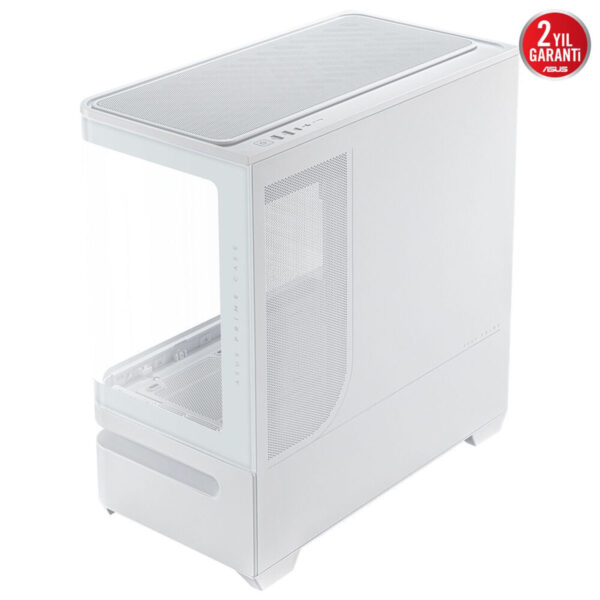 Asus Prime Ap202 Argb Kavisli Temperli Cam Usb 3.2 Mid Tower Matx Beyaz Gaming Kasa 6