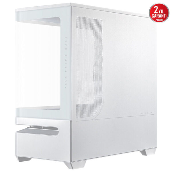 Asus Prime Ap202 Argb Kavisli Temperli Cam Usb 3.2 Mid Tower Matx Beyaz Gaming Kasa 7