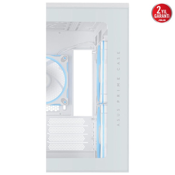 Asus Prime Ap202 Argb Kavisli Temperli Cam Usb 3.2 Mid Tower Matx Beyaz Gaming Kasa 8