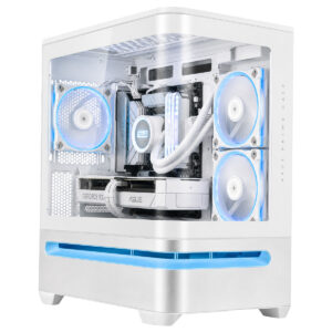 Asus Prime Ap202 Argb Kavisli Temperli Cam Usb 3 2 Mid Tower Matx Beyaz Gaming Kasa T2