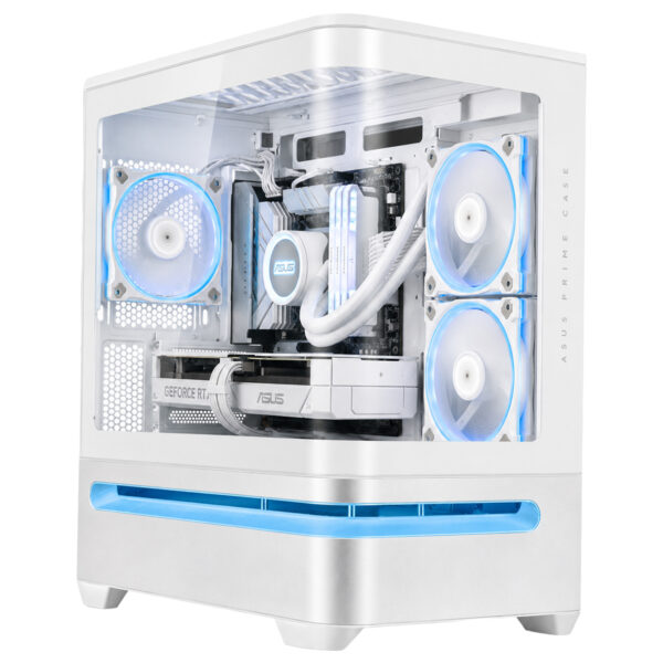Asus Prime Ap202 Argb Kavisli Temperli Cam Usb 3 2 Mid Tower Matx Beyaz Gaming Kasa T2