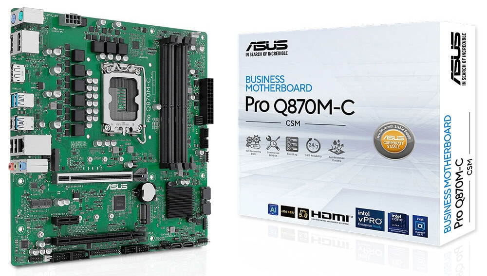 Pro Q870M-C-CSM ASUS PRO Q870M-C-CSM mATX Anakart h1