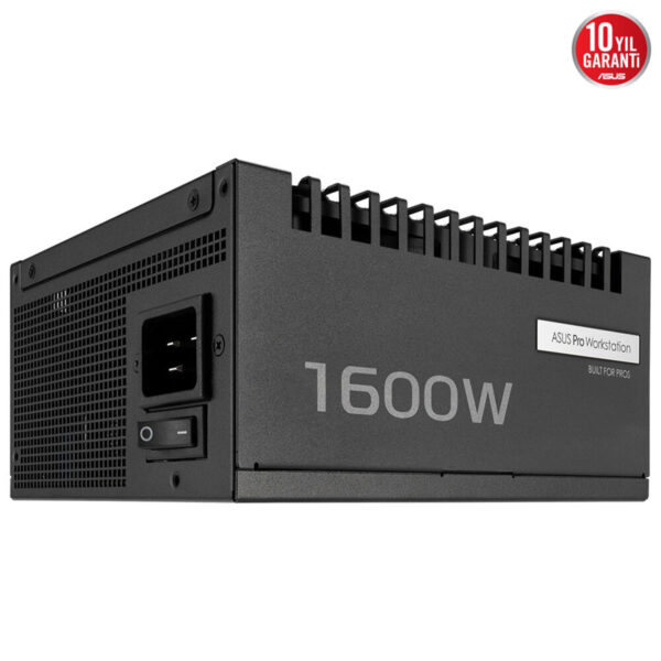 Asus Pro Ws 1600w Platinum 80+ Platinum Pcie 5.1 Full Modüler Atx 3.1 Güç Kaynağı 10