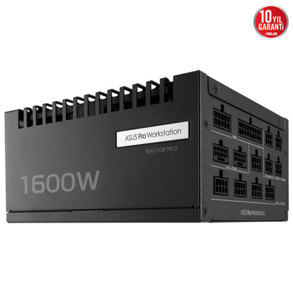 Asus Pro Ws 1600w Platinum 80+ Platinum Pcie 5.1 Full Modüler Atx 3.1 Güç Kaynağı 7