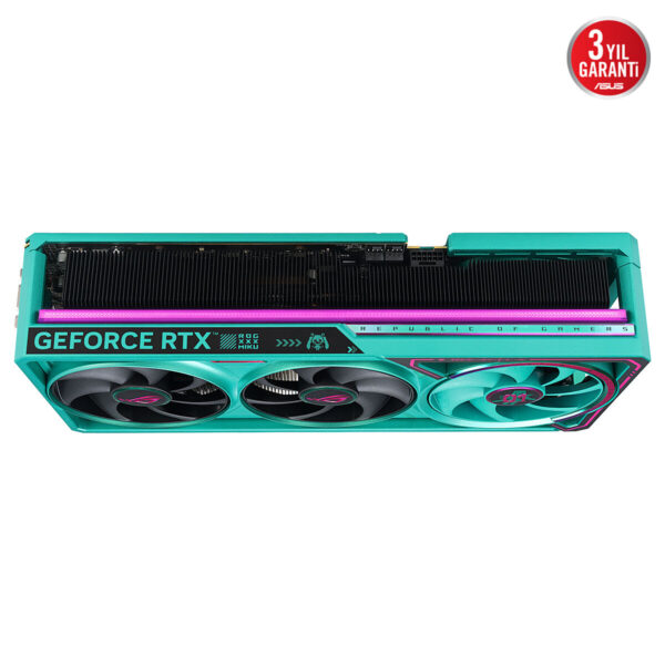 Asus Rog Astral Geforce Rtx 5080 16gb Gddr7 Oc Hatsune Miku Edition 256 Bit Dlss 4 Ekran Karti 11
