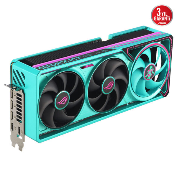 Asus Rog Astral Geforce Rtx 5080 16gb Gddr7 Oc Hatsune Miku Edition 256 Bit Dlss 4 Ekran Karti 7