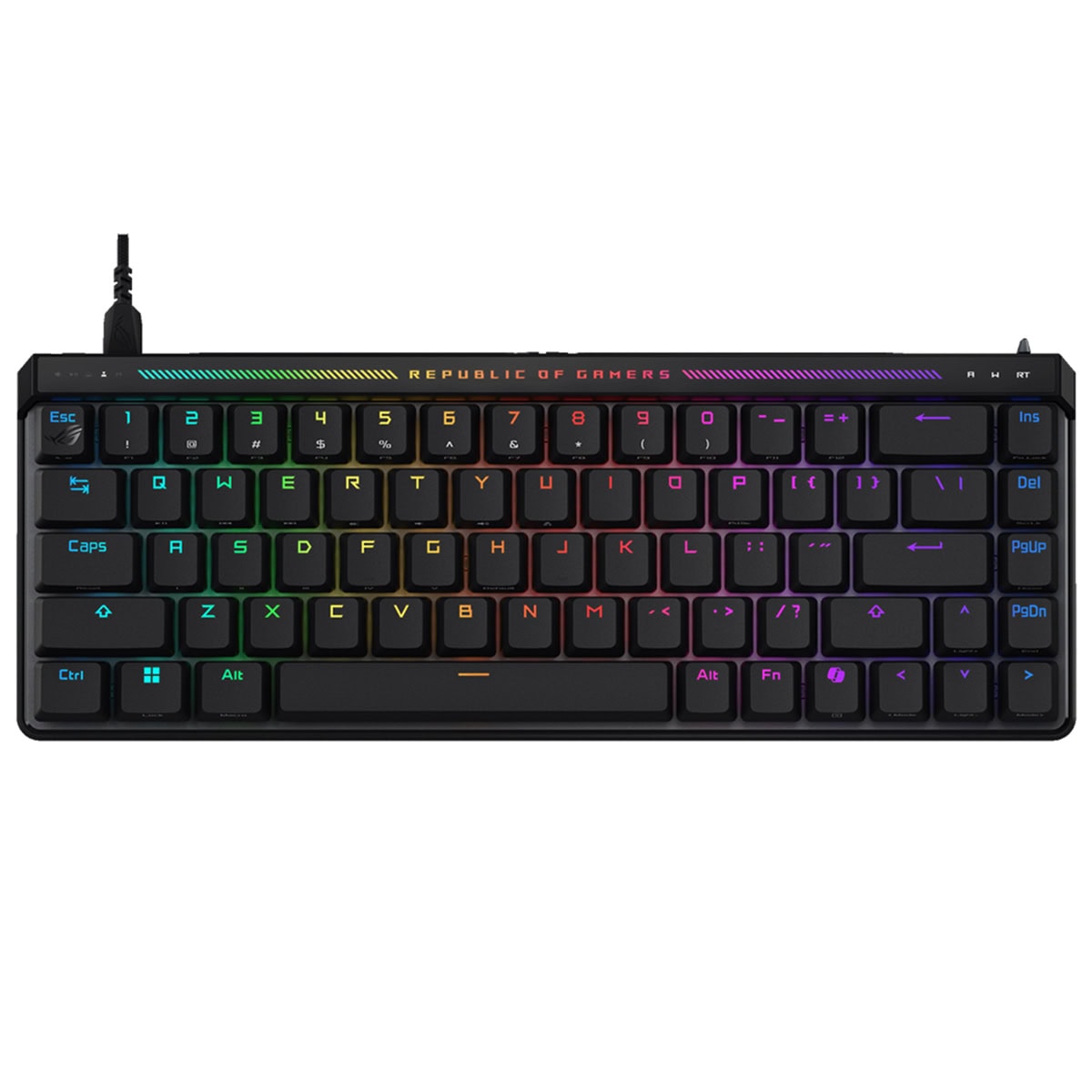 Asus Rog Falchion Ace Hfx 65 Hfx Manyetik Switch 8k Hz Hall Effect Rgb Hotswap Ingilizce Mekanik Gaming Klavye 1