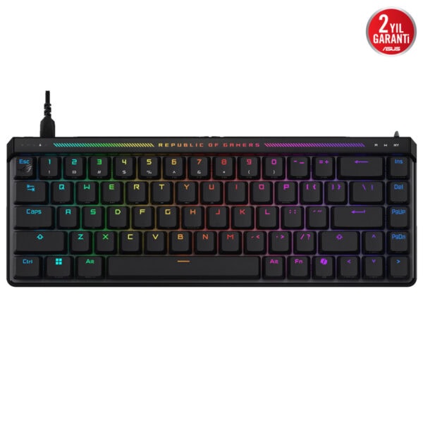 Asus Rog Falchion Ace Hfx 65 Hfx Manyetik Switch 8k Hz Hall Effect Rgb Hotswap Ingilizce Mekanik Gaming Klavye 2