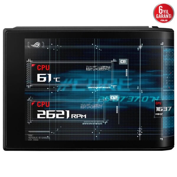 Yüksek performanslı gaming laptop ekran görüntüsü, CPU ve RAM kullanımı ile teknik detaylar gösteriliyor. Dijital göstergeler ve grafik arka planıyla oyun meraklılarına yönelik güç ve hız bilgileri sunuyor.