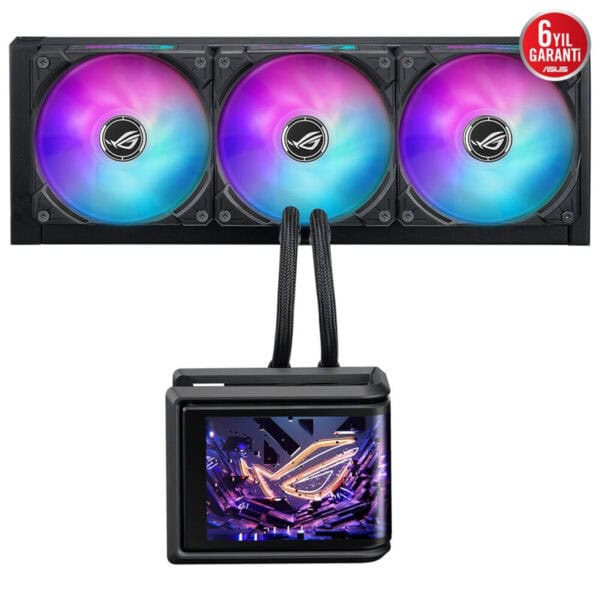 Yüksek performanslı ASUS ROG ekran soğutucu ve LED aydınlatmalı fanlar, oyun ve bilgisayar sistemleri için tasarlanmış RGB soğutucu çözümü. Gaming odaklı tasarım ve dayanıklı yapısıyla üstün soğutma sağlar.