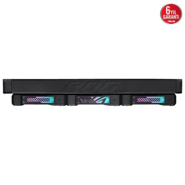 Yeni nesil ROG Strix G733 gaming dizüstü bilgisayar soğutucusu, tasarımı ve yüksek performansıyla oyun tutkunlarının tercihidir. ROG logosu ve renkli ekranlarıyla dikkat çeker, üstün oyun deneyimi sağlar.