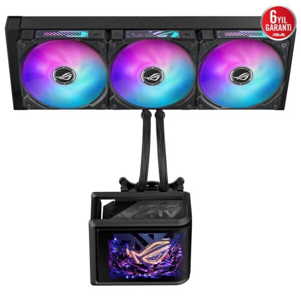 Güzel RGB aydınlatmalı Asus soğutucu fanlı bilgisayar soğutucu, yüksek performanslı gaming ve bilgisayar sistemi için ideal, uzun ömürlü ve şık tasarım, 6 yıl garanti.