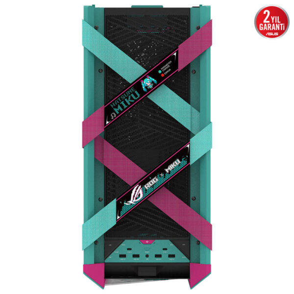 Asus Rog Strix Helios Ii Hatsune Miku Edition 4x140mm Fan Mesh Çift Temperli Cam Usb 3.2 Mid Tower E Atx Gaming Kasa 9