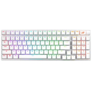 Asus Rog Strix Scope Ii 96 Beyaz Nx Snow Switch Rgb Kablosuz Hotswap Turkce Mekanik Gaming Klavye 1