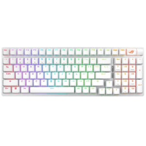 Asus Rog Strix Scope Ii 96 Wireless Beyaz Rog Rx Red Switch Rgb Kablosuz İngilizce Mekanik Gaming Klavye 1
