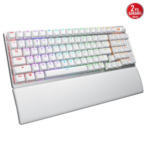 Asus Rog Strix Scope Ii 96 Wireless Beyaz Rog Rx Red Switch Rgb Kablosuz İngilizce Mekanik Gaming Klavye 4