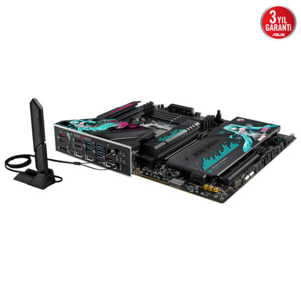 Asus Rog Strix X870e H Gaming Wifi7 Hatsune Miku Edition 8000mhz Oc Ddr5 Soket Am5 M 2 Hdmi Usb4 Atx Anakart 8