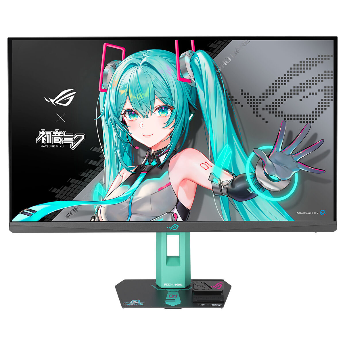 Asus Rog Strix Xg27acmeg G Hatsune Miku Edition 27 Inç 260hz 0.3ms 2k Qhd Adaptive Sync Rapid Ips Pivot Gaming Monitör 1