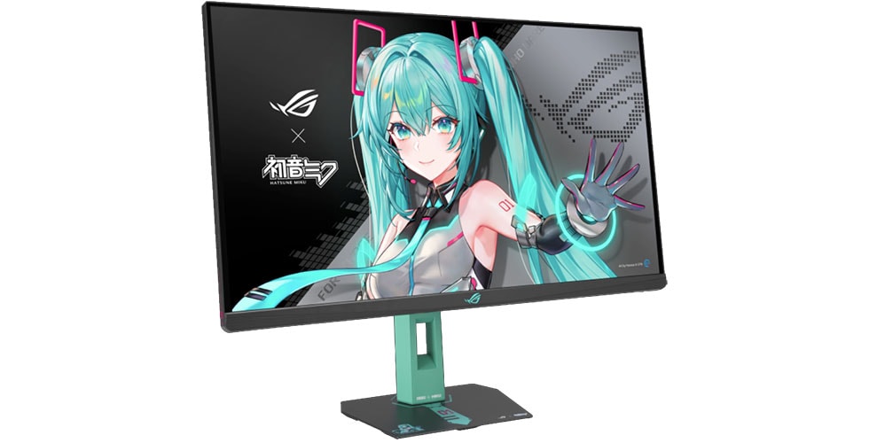 Asus Rog Strix Xg27acmeg G Hatsune Miku Edition Ve Xg27acmeg R Hatsune Miku Edition Resmi Olarak Piyasaya Suruldu 2