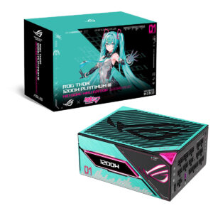 Asus Rog Thor 1200w Platinum Iii Hatsune Miku Edition Oled Ekran Argb 80+ Platinum Pcie 5.1 Full Modüler Atx 3.1 Güç Kaynağı 1