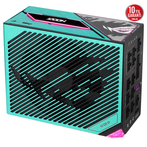 Asus Rog Thor 1200w Platinum Iii Hatsune Miku Edition Oled Ekran Argb 80+ Platinum Pcie 5.1 Full Modüler Atx 3.1 Güç Kaynağı 11
