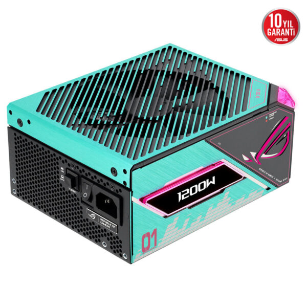 Asus Rog Thor 1200w Platinum Iii Hatsune Miku Edition Oled Ekran Argb 80+ Platinum Pcie 5.1 Full Modüler Atx 3.1 Güç Kaynağı 12