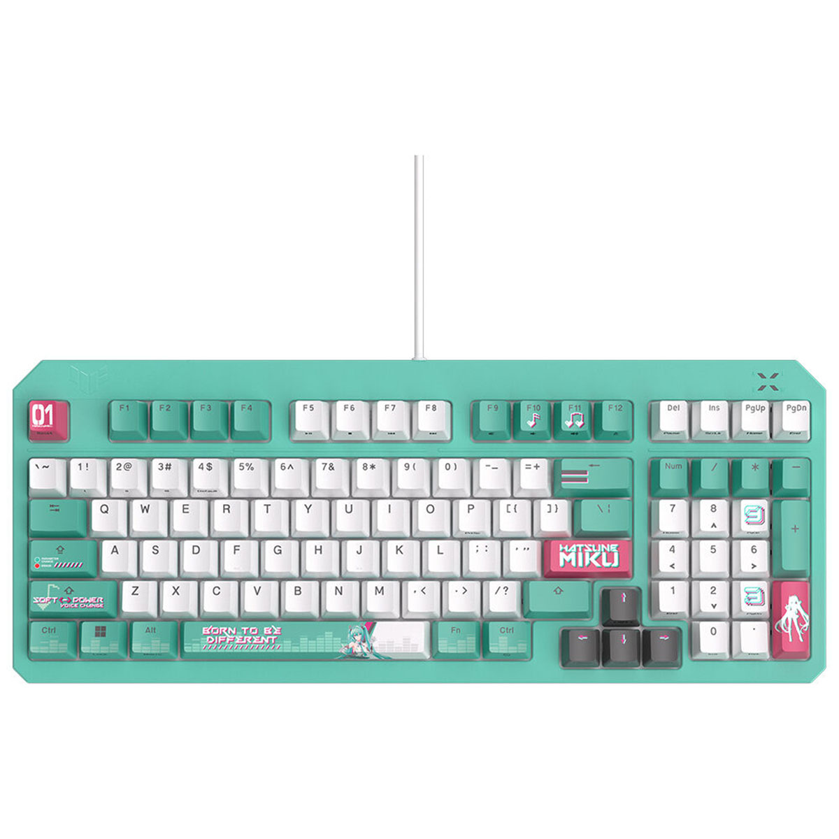 Asus Tuf Gaming K3 Gen Ii Hatsune Miku Edition Red Switch Rgb Türkçe Mekanik Gaming Klavye 1