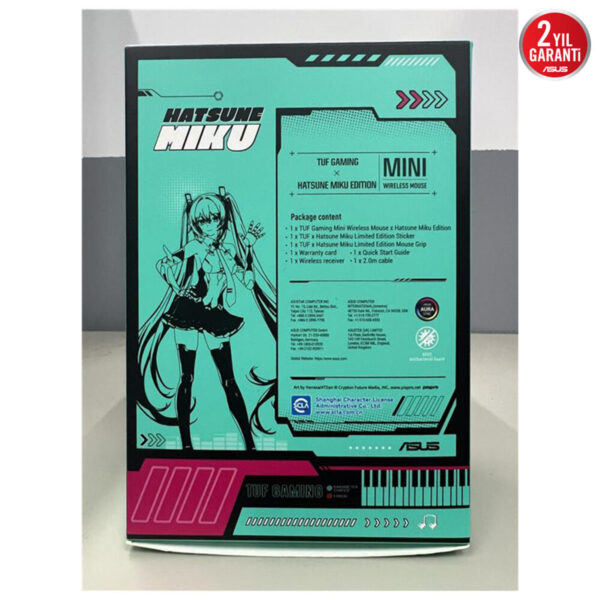 Asus Tuf Gaming Mini Wireless Hatsune Miku Edition Kablosuz Gaming Mouse 8