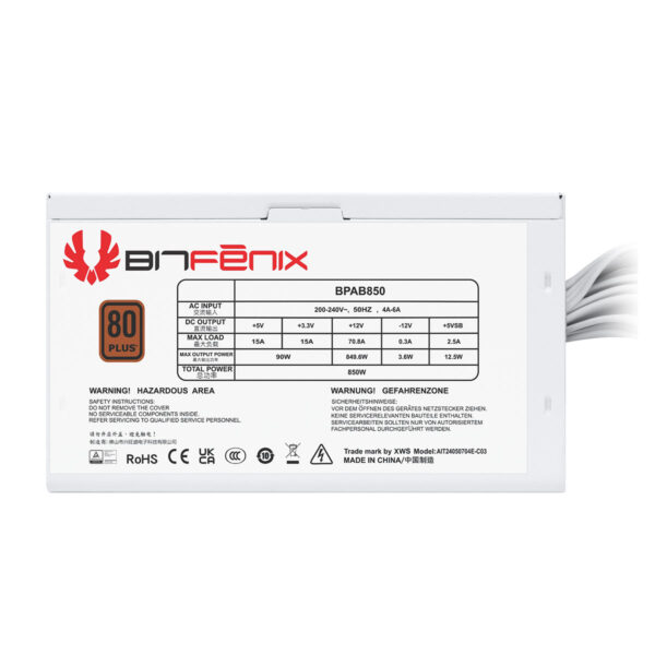 Bitfenix Ceto Premium Edition White Argb Temperli Cam Usb 3.1 Mid Tower Atx Bpab 850w 80+ Gaming Kasa 9