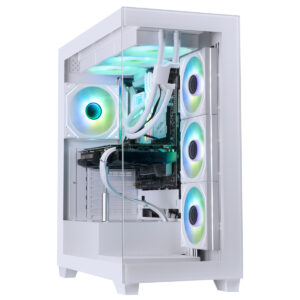Bitfenix Ceto Premium Edition White Argb Temperli Cam Usb 3 1 Mid Tower Bpab White 850w 80 Bronze Atx Gaming Kasa Fishtank White 4a Rgb T2