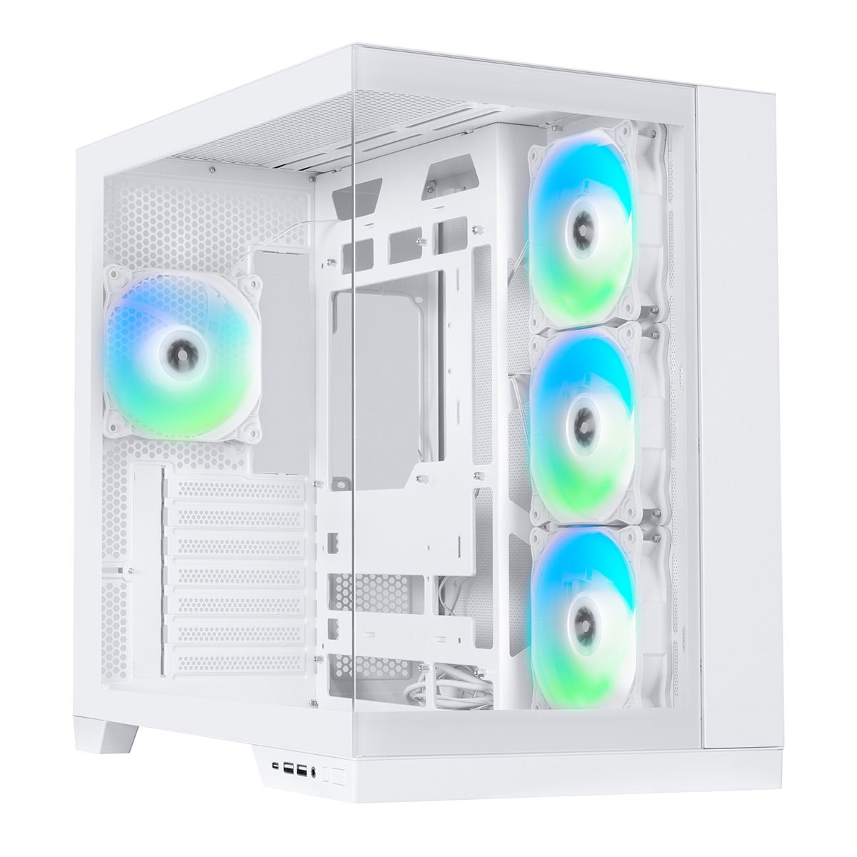 Bitfenix Mh100 White Argb Temperli Cam Usb 3.1 Mid Tower Atx Bpab White 850w 80+ Gaming Kasa 1