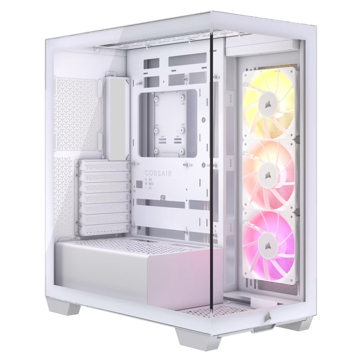 Corsair 3500x Argb Beyaz 4xrs120 Fan Temperli Cam Usb 3.2 Rm850e 850w 80+ Gold Güç Kaynağı Mid Tower Atx Gaming Kasa 1