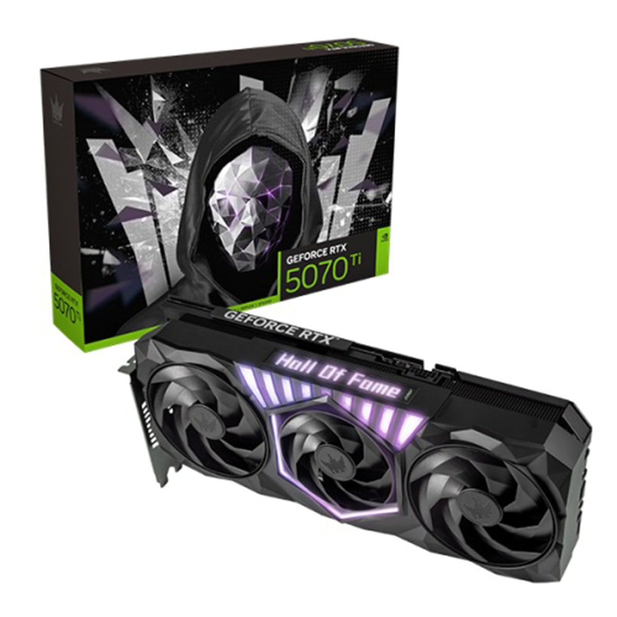 Galax Geforce Rtx 5070 Ti Hof Gaming Black Edition 1 Click Oc 16gb Gddr7 256 Bit Dlss 4 Ekran Kartı 1