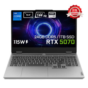 Lenovo Loq 15irx10 Intel Core I7 13650hx 24gb Ddr5 1tb Ssd Rtx 5070 8gb 115w 15.6 Inç Full Hd 144hz Ips Freedos Gaming Laptop (83je00ewtr) 1