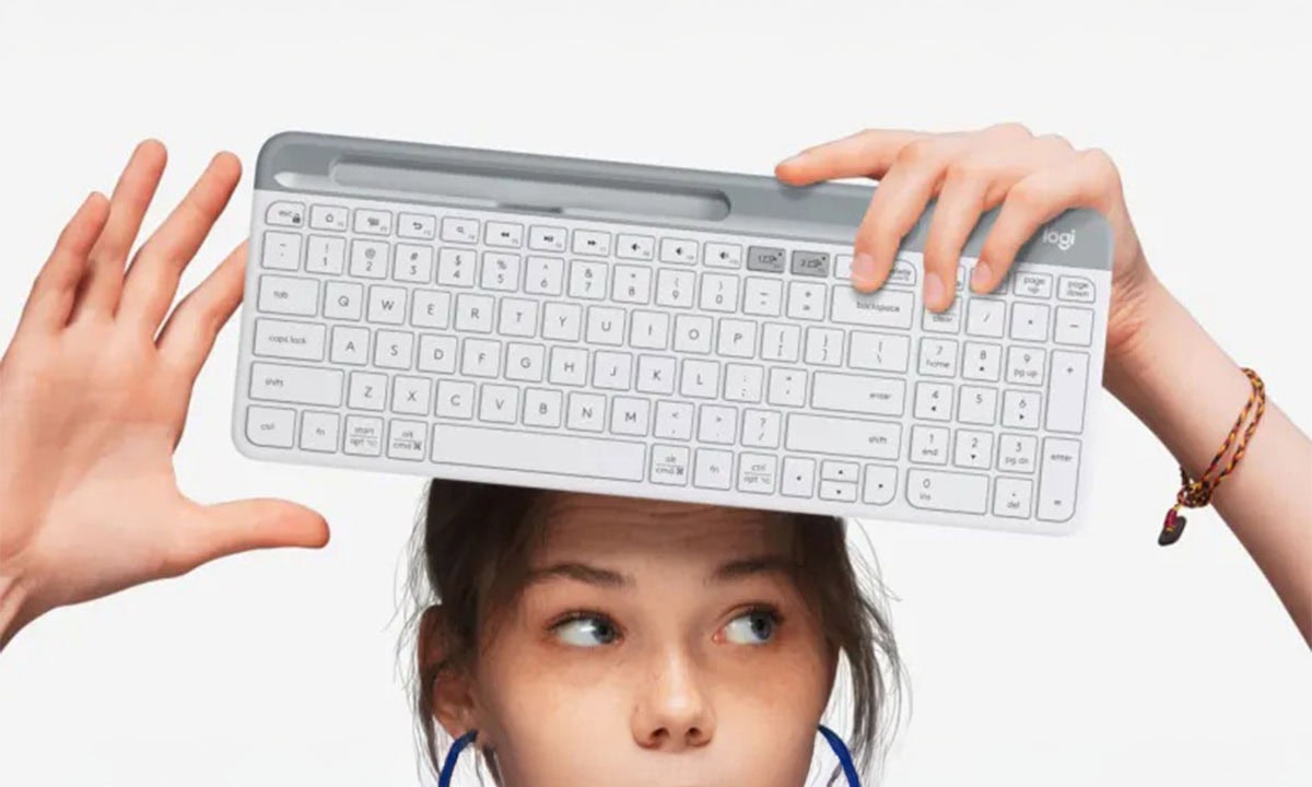 Logitech K580 Beyaz Klavye H2