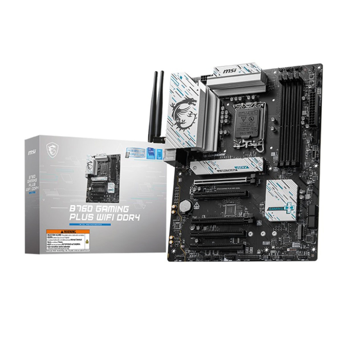 Msi B760 Gaming Plus Wifi Ddr4 5333mhz (oc) Lga1700 M.2 Hdmi Dp Atx Anakart G1