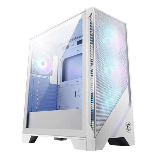 Msi Mag Forge 320r Airflow White 4x120mm Argb Fan Mesh Temperli Cam Usb 3 2 Mid Tower Atx Gaming Kasa 2