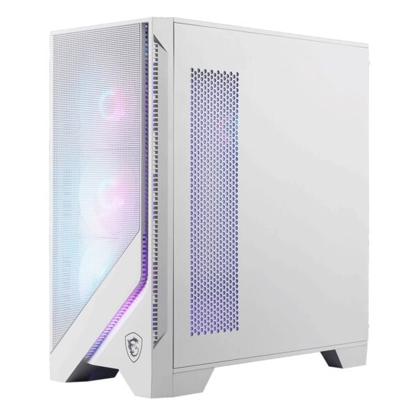 Msi Mag Forge 320r Airflow White 4x120mm Argb Fan Mesh Temperli Cam Usb 3 2 Mid Tower Atx Gaming Kasa 4
