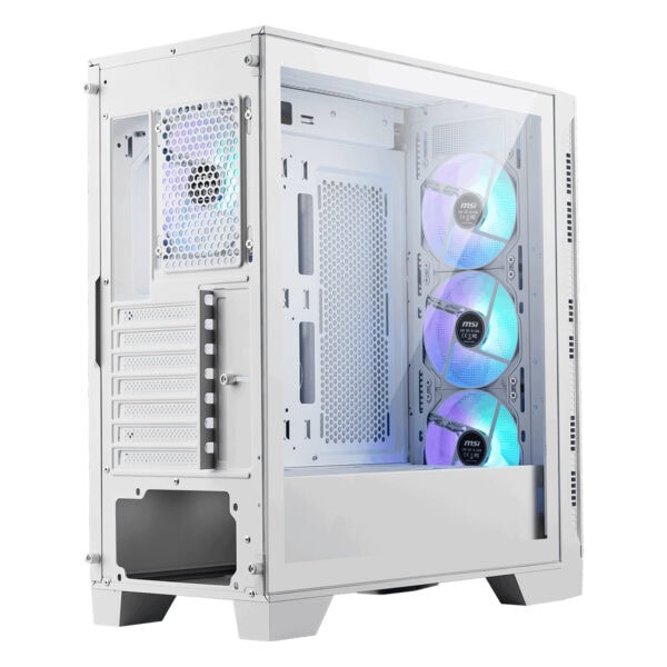 Msi Mag Forge 320r Airflow White 4x120mm Argb Fan Mesh Temperli Cam Usb 3 2 Mid Tower Atx Gaming Kasa 5