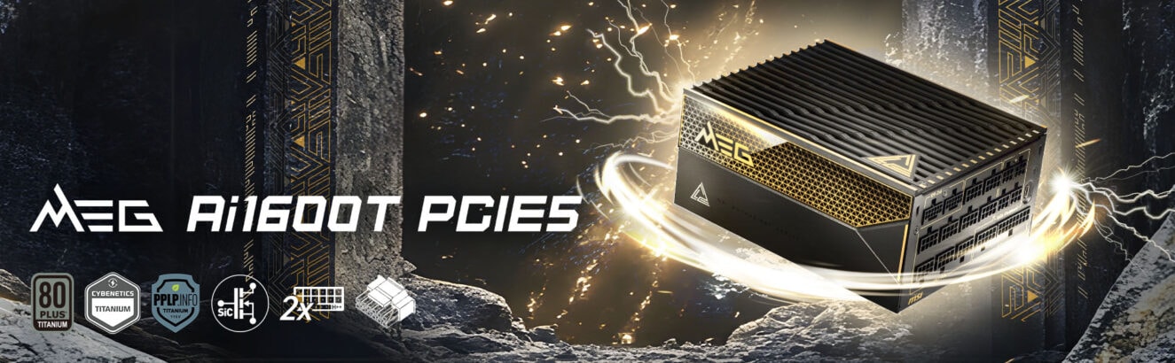 MSI MEG Ai1600T PCIE5 1600W Güç Kaynağı H1