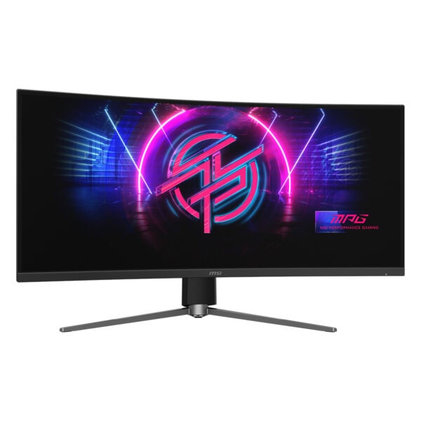 MSI MPG 346CQRF X24 34 inç 240Hz UWQHD Kavisli Gaming Monitör, Adaptive Sync ve 0.5ms tepki süresi ile yüksek performans ve akıcı oyun deneyimi sağlar.